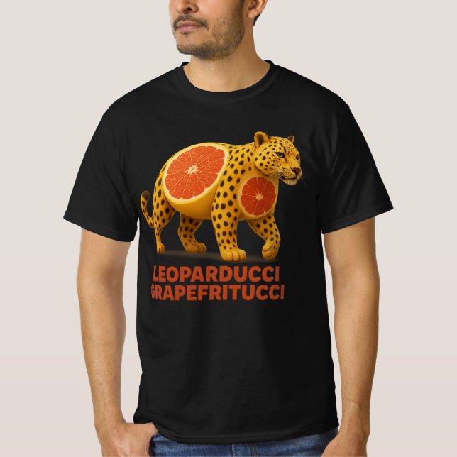 T-shirt Léoparducci Grapefruitucci - Citrus Jungle Italien (Devant)