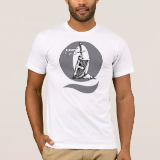 T-shirt L'épée, et chemise de bannière de vol de bouclier