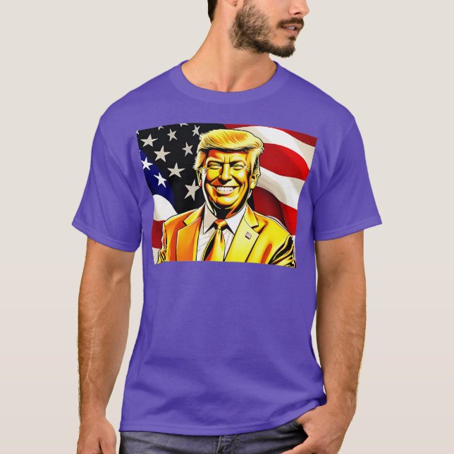 T-shirt L'Époque D'Or De L'Amérique Trump-Photoroom (Devant)