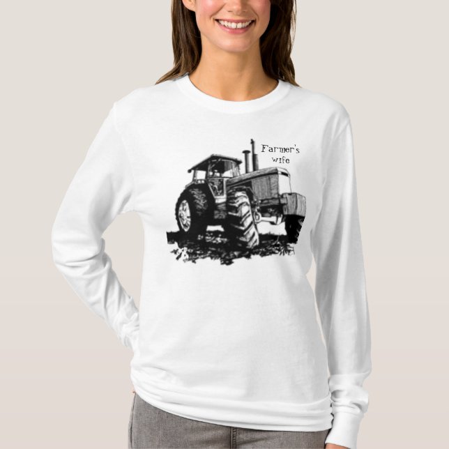 T-shirt L'épouse de l'agriculteur (Devant)