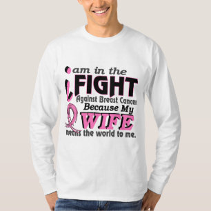 T-shirt L'épouse veut dire le monde à moi cancer du sein