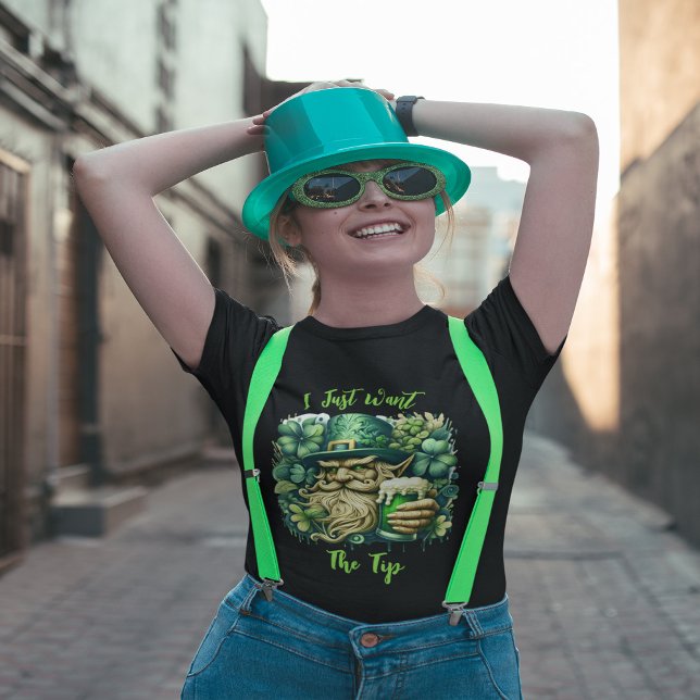 T-shirt Leprechaun Et Bière (Créateur téléchargé)