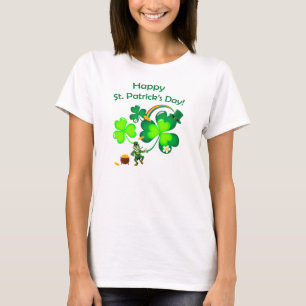 T-shirt Leprechaun et Shamrock