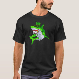 T-shirt Leprechaun Shark St Patricks Day Pajama Kids Boys