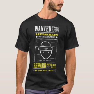 T-shirt Leprechaun Sketch Mobile Alabama St Patrick'S Esse