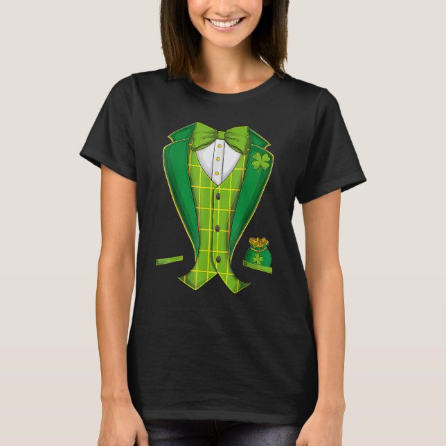 T-shirt Leprechaun St Patricks Day Costume Kids Boys Men W (Devant)