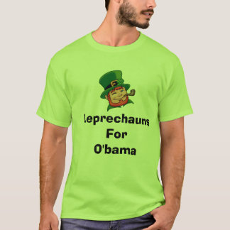 T-shirt LeprechaunsForO'bama