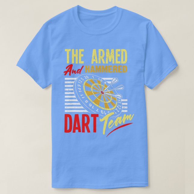 T-shirt L'Équipe Armée Et Hammered Dart (Design devant)