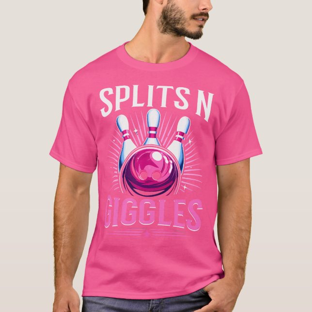 T-shirt L'équipe de bowling (Devant)