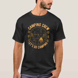 T-shirt L'équipe de camping laisse aller camping Vintage V