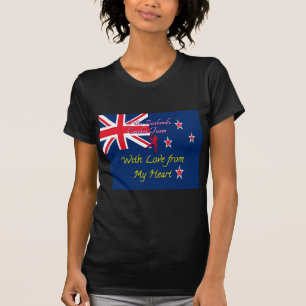 T-shirt L'équipe de cricket néo-zélandaise : L'amour de mo