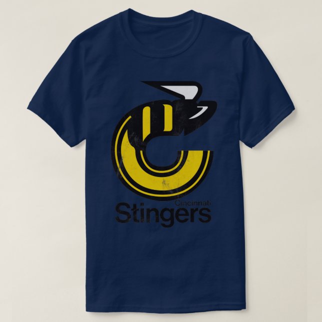 T-shirt L'équipe de hockey les années 70 Cincinnati (Design devant)