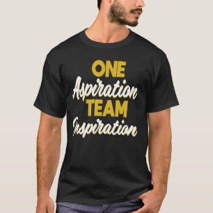 T-shirt L'équipe de l'entreprise Construire une équipe d'a