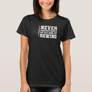T-shirt L'Équipe De Rangée Des Hommes Ne Sous-Estime Jamai