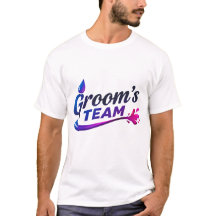 T-Shirt L'équipe du marié a célébré avec leurs ami