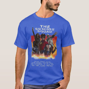 T-shirt L'équipe du suicide   Poster de cinéma de style 