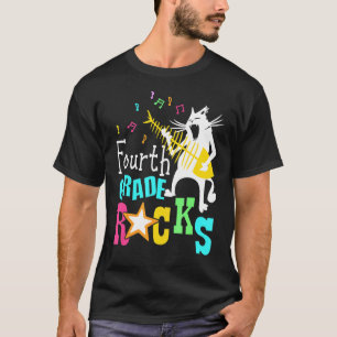 T-shirt L'équipe quatrième année déchire 4e année  Chat jo