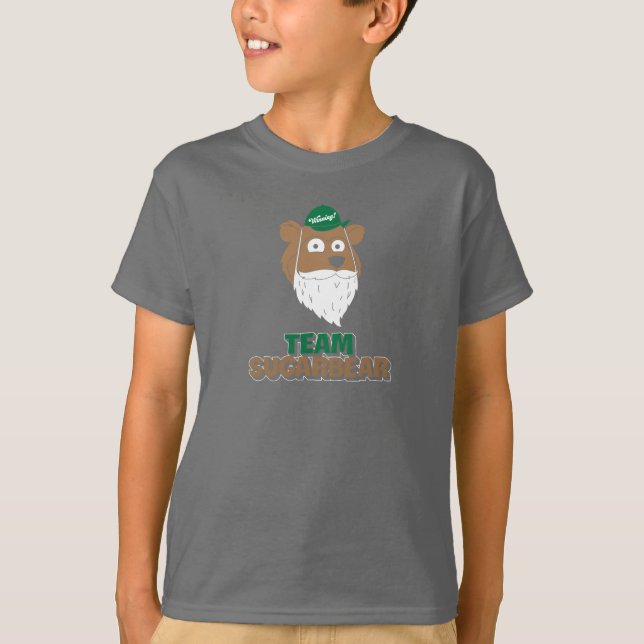 T-shirt L'équipe SugarBear badine la chemise (Devant)