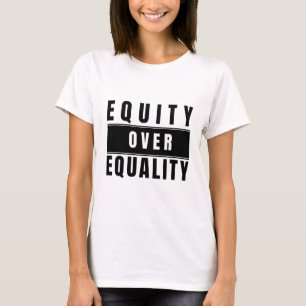 T-shirt L'équité pour l'égalité Justice sociale Womani