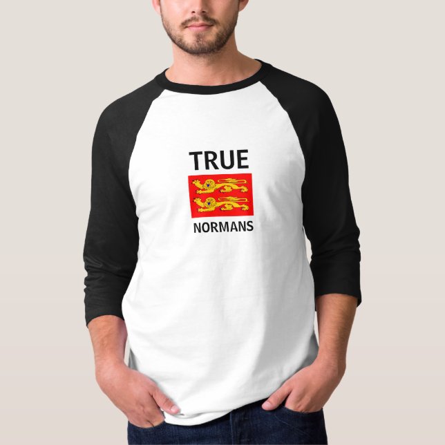 T-shirt "Les 2 léopards normands" "True Normans" (Devant)