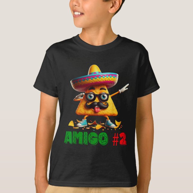 T-shirt Les 3 Amigos Cinco De Mayo Amigo #2 Group Ma (Devant)