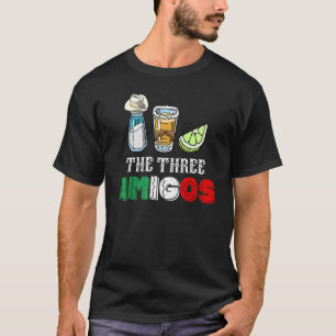T-shirt Les 3 Amigos Salt Tequila & Lime Cinco De M
