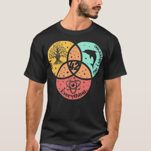 T-shirt Les 42 réponses à la vie L'univers et tout 