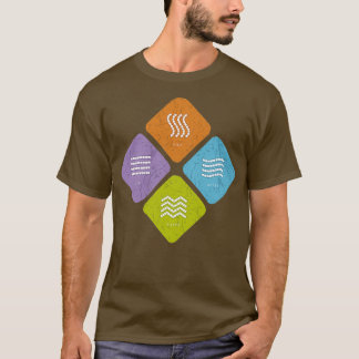 T-shirt Les 4 éléments de l'amour spirituel