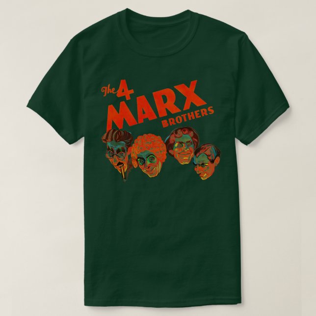 T-shirt Les 4 frères Marx (Design devant)
