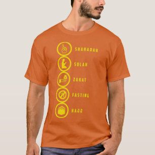 T-shirt Les 5 piliers de l'islam