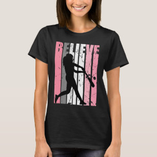 T-shirt Les adolescents croient Baseball Base Softball Run