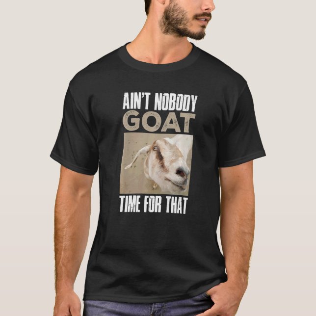 T-shirt Les Agriculteurs De Chèvres Ne Sont Pas Personne À (Devant)
