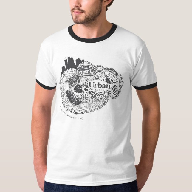 T-shirt Les agriculteurs urbains : une chose durable (Devant)
