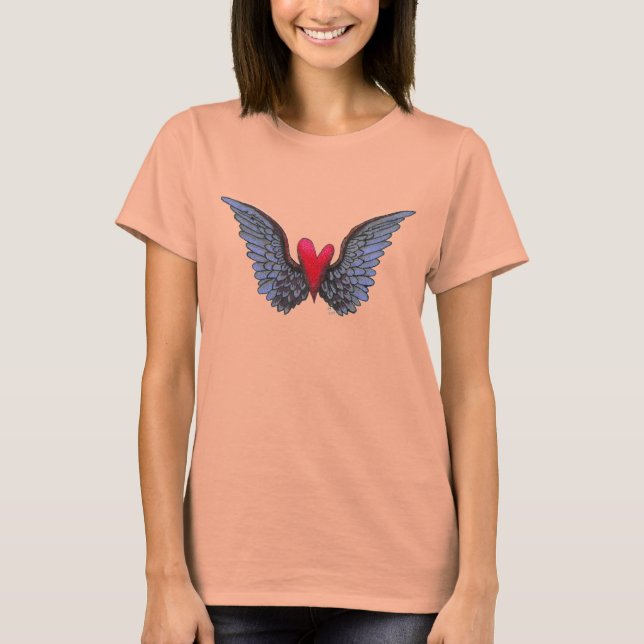 T-shirt Les ailes de l'amour (Devant)