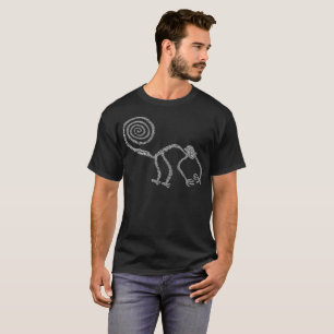 T-shirt Les aliens antiques Nazca raye le singe