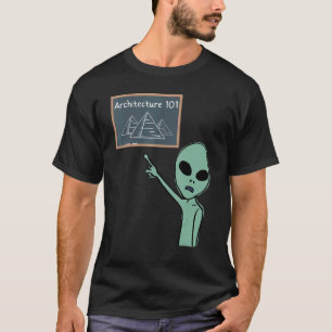 T-shirt Les Aliens Ont Construit Les Pyramides En Écrivant