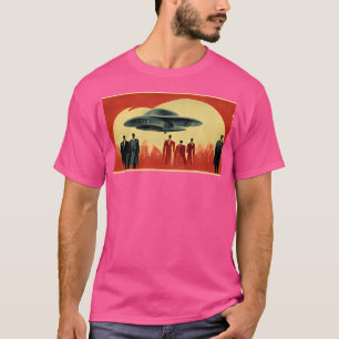 T-shirt Les Aliens rouges sont arrivés