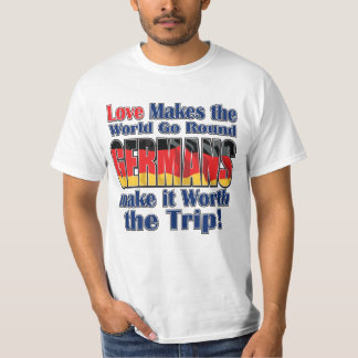 T-shirt Les Allemands font le tour du monde