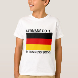 T-shirt Les Allemands le font... en chaussettes de travail