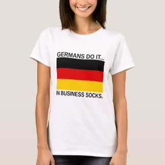 T-shirt Les Allemands le font... en chaussettes de travail