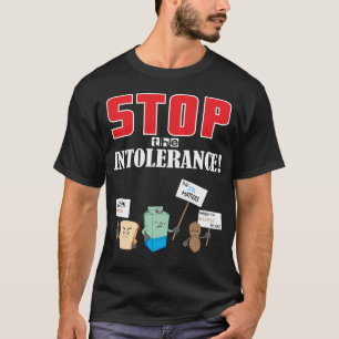 T-shirt Les allergies alimentaires arrêtent l'intoléranc