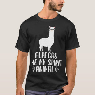 T-shirt Les Alpacas Sont Mon Esprit Animal