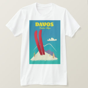 T-shirt Les Alpes suisses de Davos