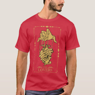 T-shirt Les amants Occult Tarot Card Couples Blackcraft Go