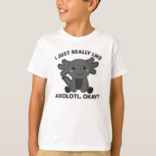 T-shirt Les Amateurs D'Axolotl Les Beaux Animaux Pour Les 