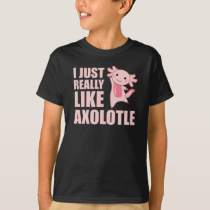 T-shirt Les Amateurs D'Axolotl Les Beaux Animaux Pour Les 