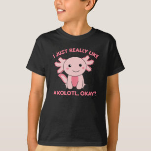 T-shirt Les Amateurs D'Axolotl Les Beaux Animaux Pour Les 
