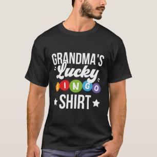 T-shirt Les Amateurs De Bingo Du Joueur De Bingo De Grand-