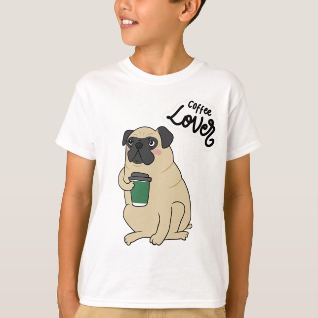 T-shirt Les amateurs de café (Devant)