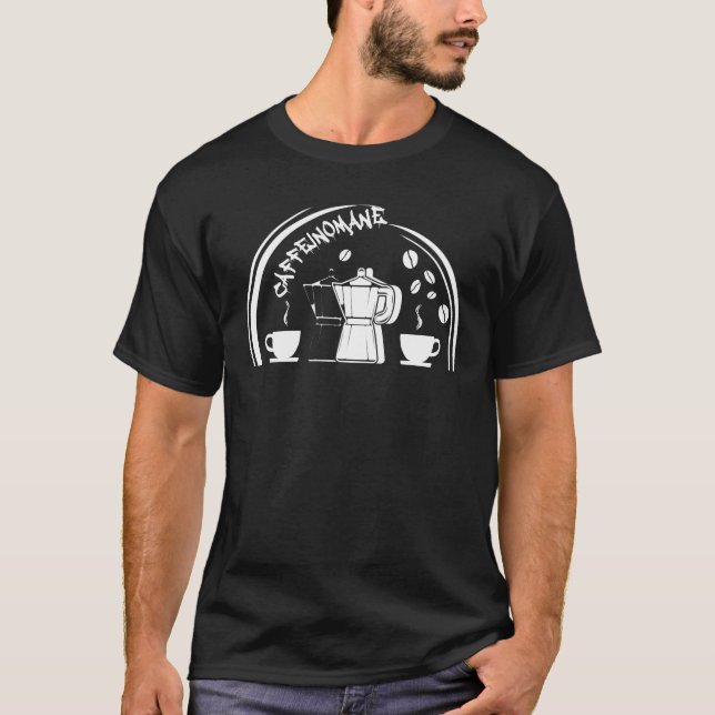 T-shirt Les amateurs de café traditionnel moka (Devant)
